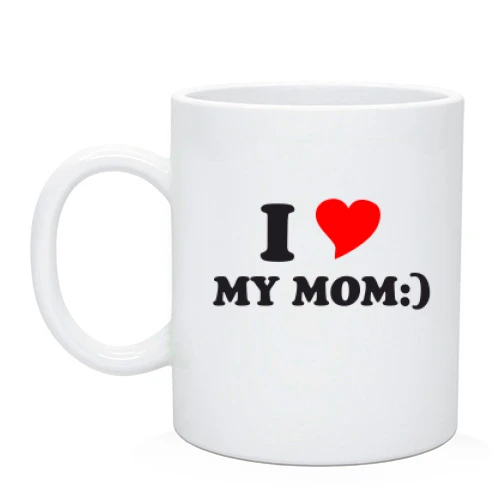 Чашка I love my mom