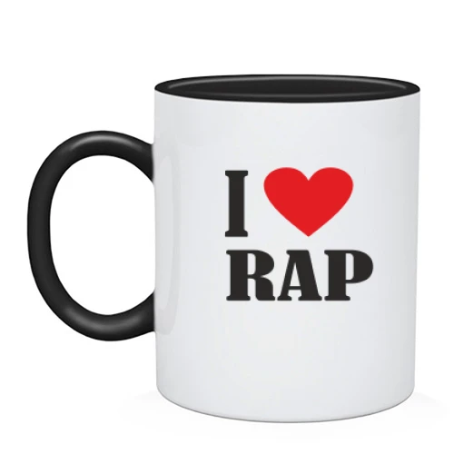 Чашка I love rap