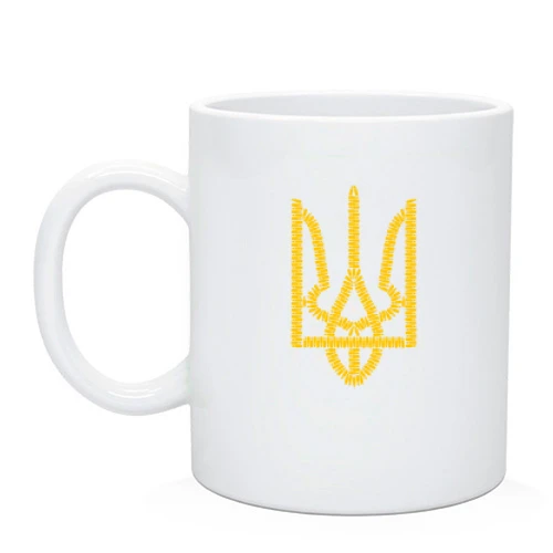 Чашка с Гербом выложенного из пуль