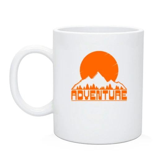 Чашка с горами "Adventure"