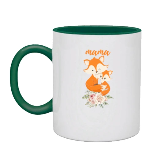 Чашка з лисичками "Мама"