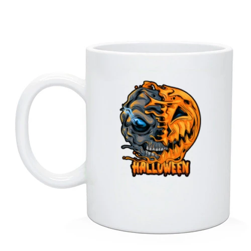 Чашка Halloween з черепом-гарбузом
