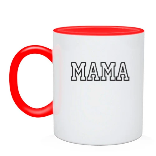 Чашка с надписью Мама