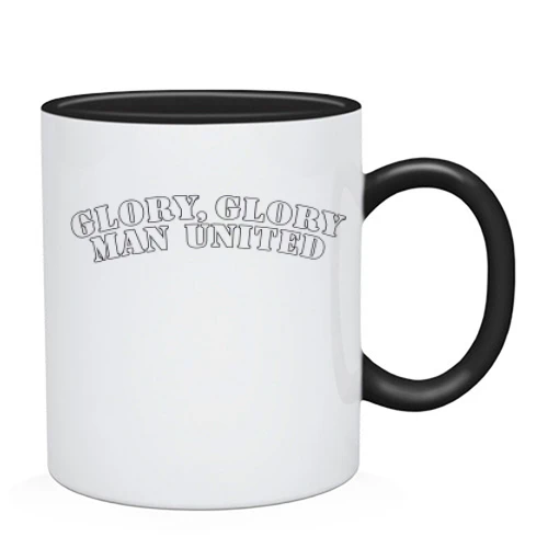 Чашка, Черный, Glory Man United