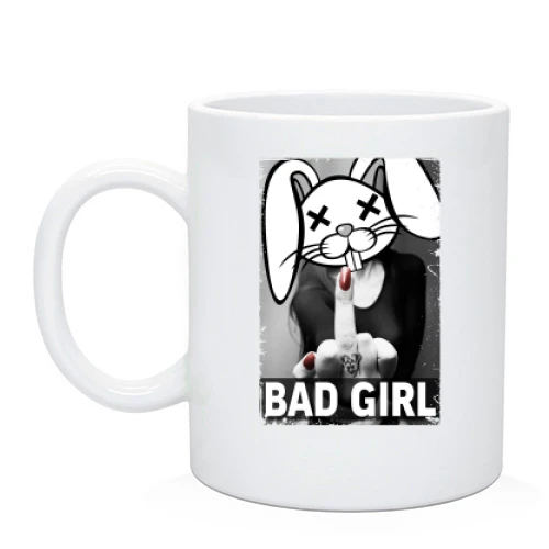 Чашка, Белый, Swag Bad girl