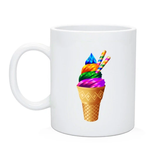 Чашка Rainbow Ice Cream