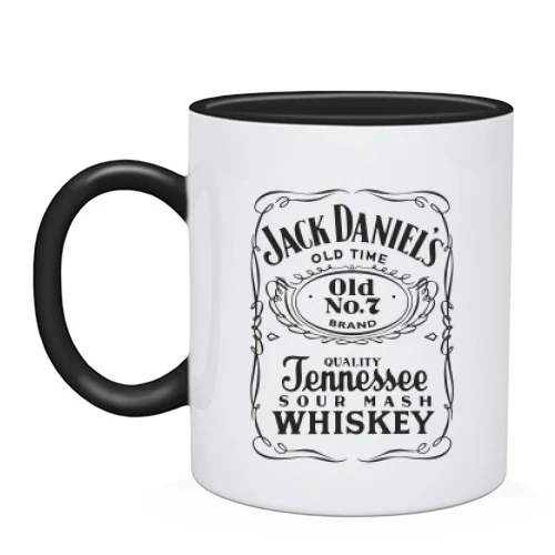 Чашка, Черный, Jack Daniels (glow)