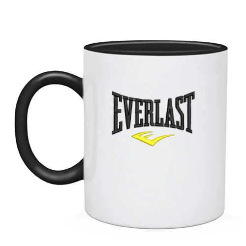 Чашка Everlast с жёлтой эмблемой