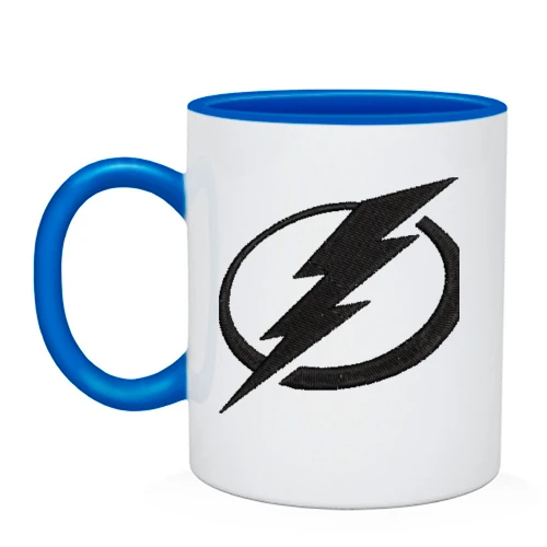 Чашка, Блакитний, Tampa Bay Lightning з вишитою емблемою