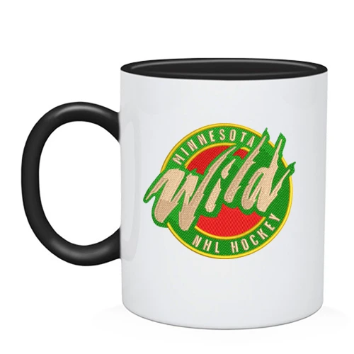 Чашка, Черный, Minnesota Wild alternative
