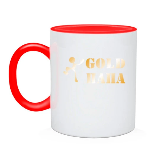 Чашка Gold Папа