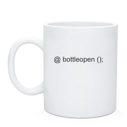 Чашка bottleopen