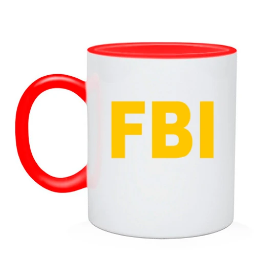 Чашка, Чорний, FBI (ФБР)