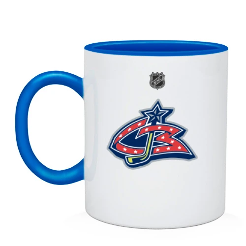 Чашка, Білий, Columbus Blue Jackets 2