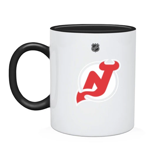Чашка, Черный, New Jersey Devils