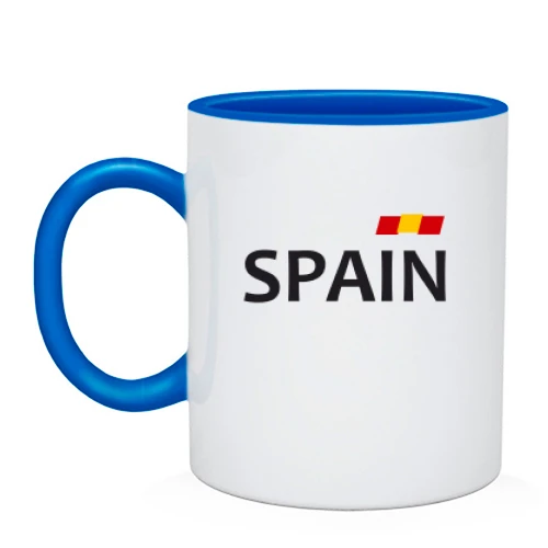 Чашка з прапором збірної Іспанії SPAIN