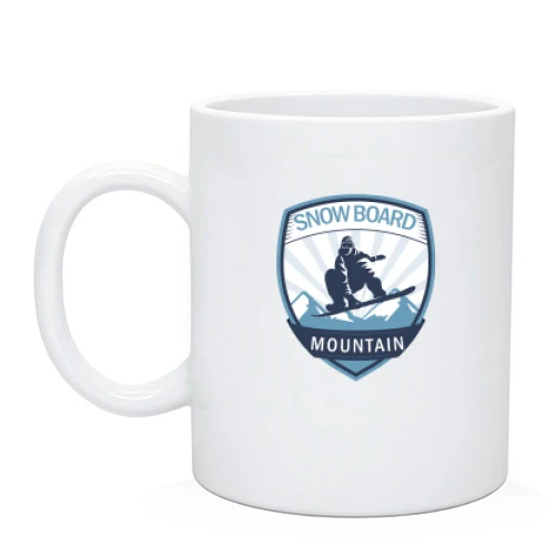 Чашка snowboard mountain