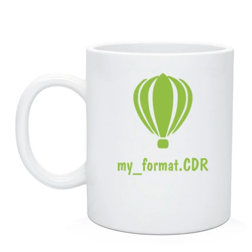 Чашка для дизайнера "my_format.CDR"