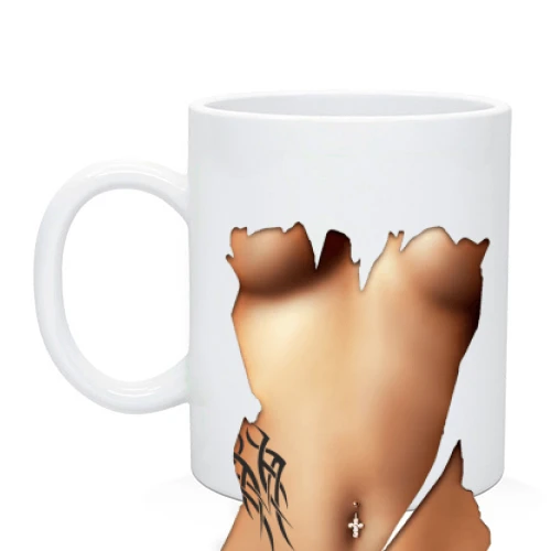 Чашка, Білий, Perfect body з тату
