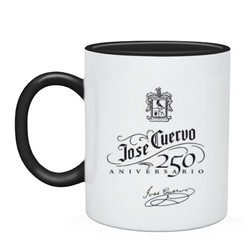 Чашка, Білий, з логотипом «Jose Cuervo»