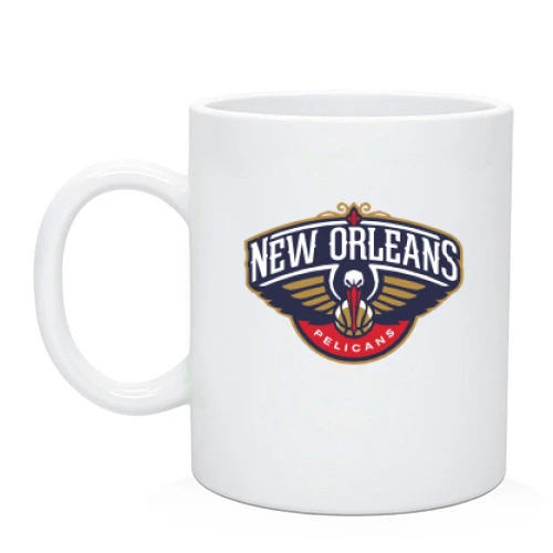 Чашка, Белый, New Orleans Pelicans