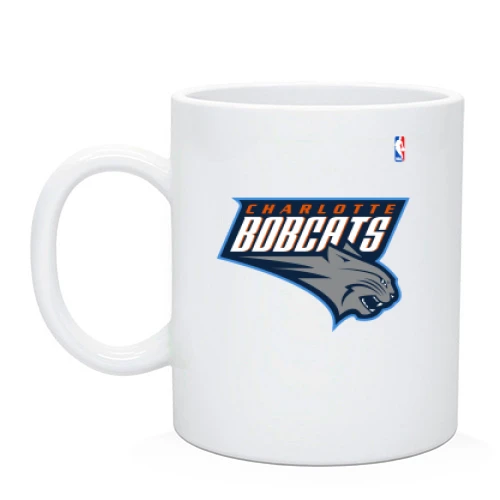 Чашка, Білий, Charlotte Bobcats