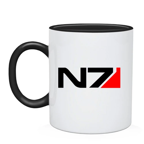 Чашка, Черный, N7
