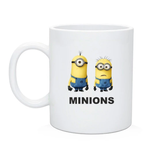 Чашка, Белый, Minions