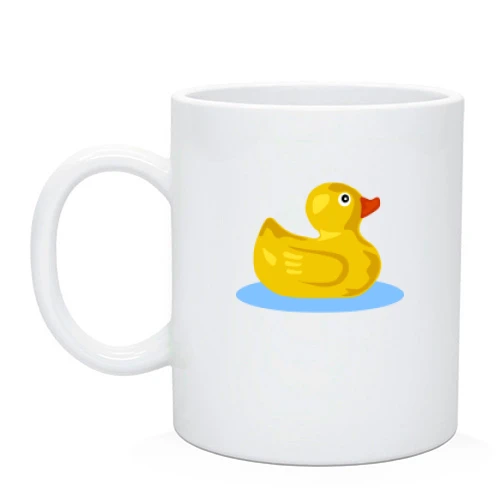 Чашка з качечкою на воді