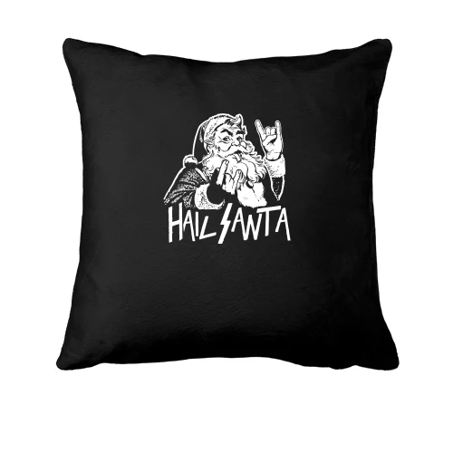 Подушка, Чорний, "hail Santa"