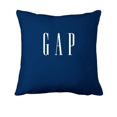 Подушка, Черный, с логотипом GAP