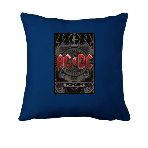 Подушка, Синий, AC/DC Black ice (2)