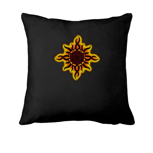 Подушка, Черный, Godsmack fire logo