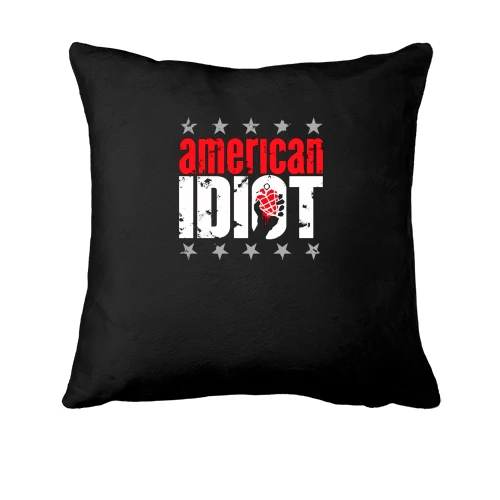 Подушка, Черный, Green day American Idiot