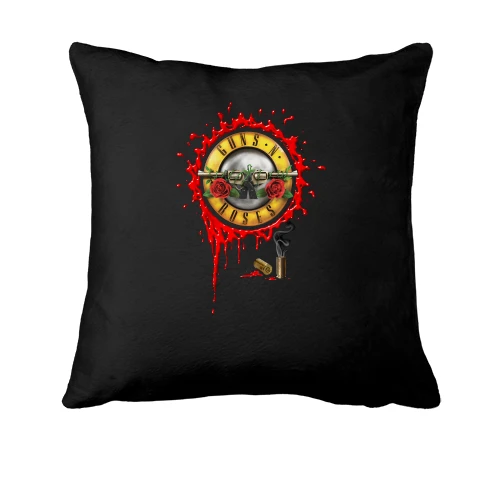 Подушка, Черный, Guns N’ Roses (blood)