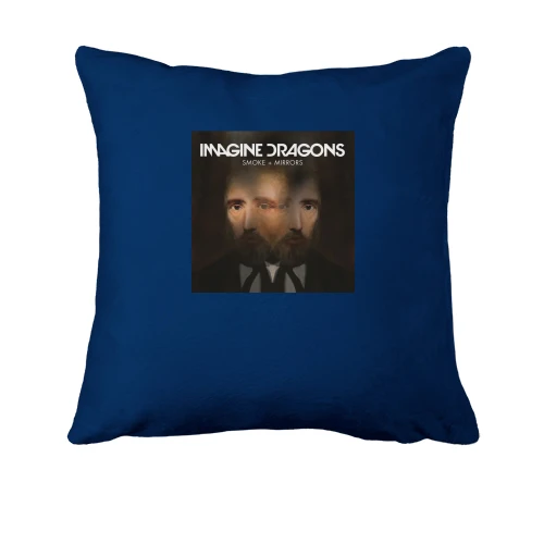 Подушка, Синий, Imagine Dragons Smoke plus Mirrors (2)