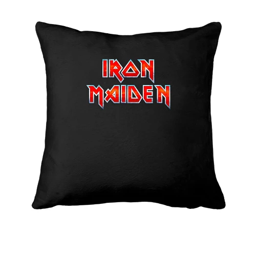 Подушка, Чорний, Iron Maiden Logo