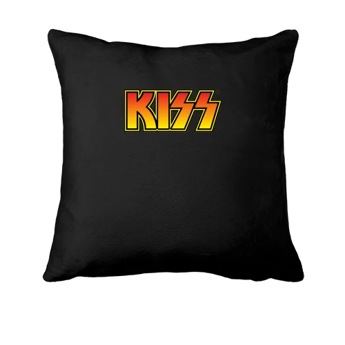 Подушка, Черный, KISS logo