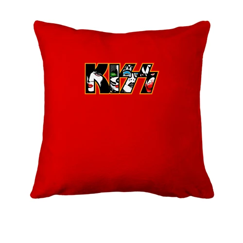 Подушка, Червоний, KISS обличчя