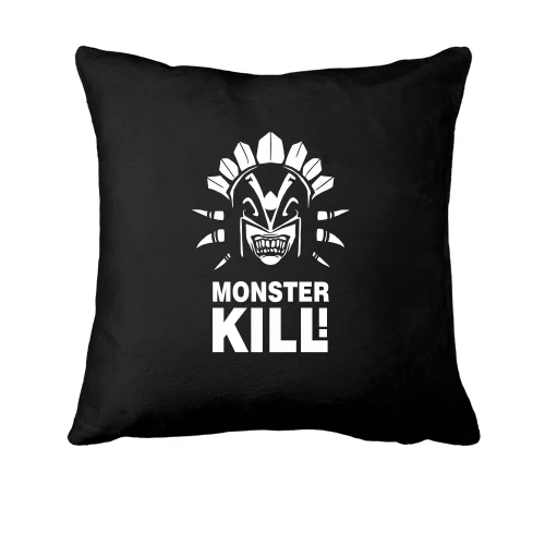 Подушка, Черный, Monster kill