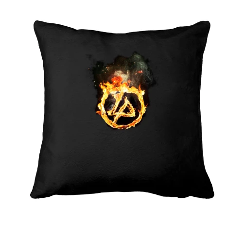 Подушка Linkin Park (огненный логотип)