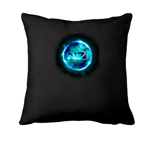 Подушка, Черный, Mass Effect N7 (2)
