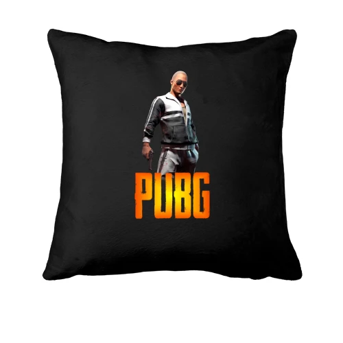 Подушка, Черный, с персонажем PUBG (2)