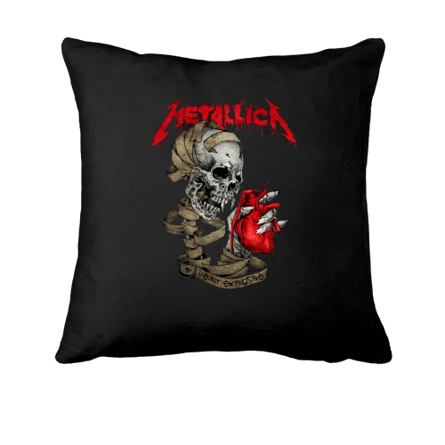 Подушка, Черный, Metallica (Heart Explosive)