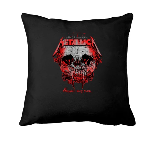 Подушка, Чорний, Metallica (wherever i may roam)