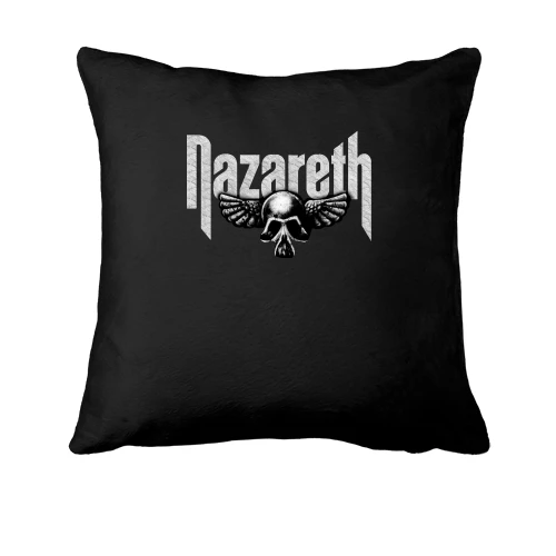 Подушка, Чорний, Nazareth (з сірим черепом)