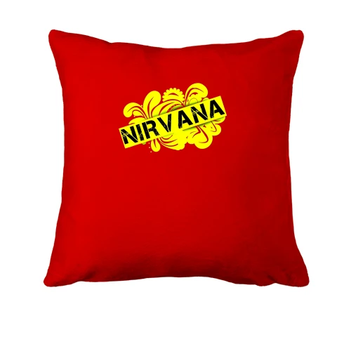 Подушка, Красный, Nirvana Арт