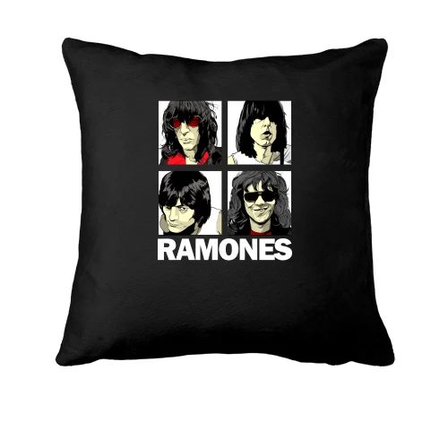 Подушка, Черный, Ramones (комикс)