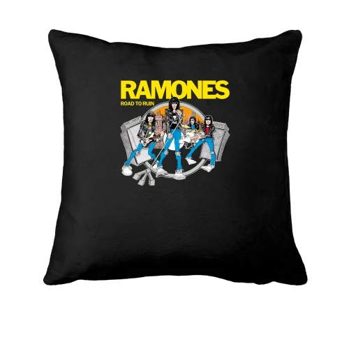 Подушка, Черный, Ramones - Road to Ruin