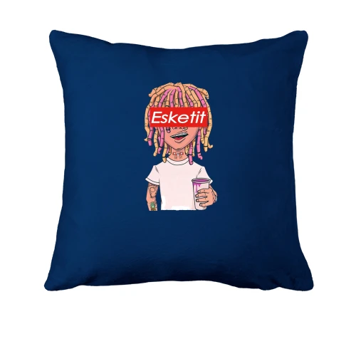 Подушка, Синий, Lil Pump (Esketit)